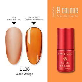 Transparent lasting phototherapy glue (Color: Orange)