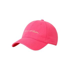Summer baseball cap Male soft top cap Female Versatile hat Male sunscreen hat (Color: Rose Red, size: Adjustable4)