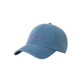 Summer baseball cap Male soft top cap Female Versatile hat Male sunscreen hat (Color: Sea blue, size: Adjustable3)