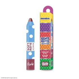 RUDE Mentos Soft Matte Lip Crayon (Color: Dark Cherry)