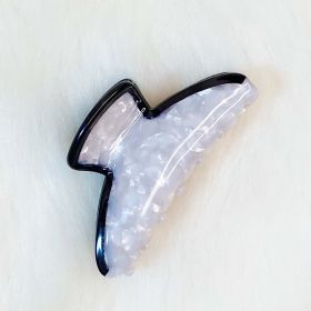 Beautifully Outlined Hair Claw (Color: White)