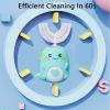 Ultrasonic Kid's U-Shaped Electric Toothbrush; Three Cleaning Modes; 60S Smart Reminder; Food-grade Silicone; Cartoon Modeling Design